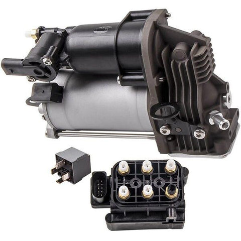 Air Suspension Compressor + Solenoid Valve For Mercedes Ml450 W164 Gl550 X164