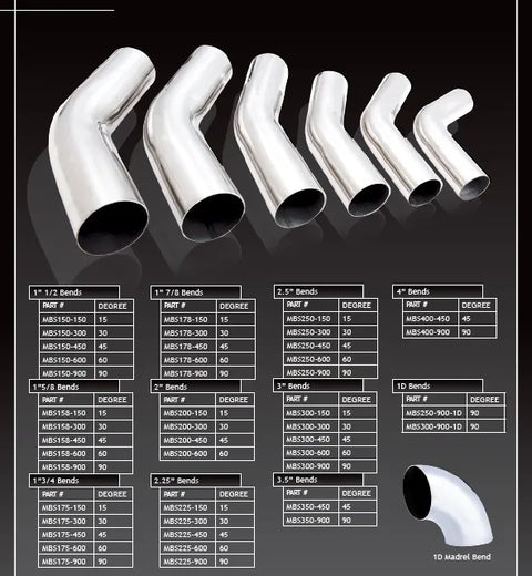 XForce 3"/90 Degree Mandrel Bend