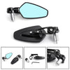 Universal Motorcycle Moto 7/8 22mm Handle Bar End Rearview Side Mirrors Generic