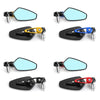 Universal Motorcycle Moto 7/8 22mm Handle Bar End Rearview Side Mirrors Generic