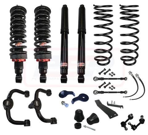 Performance Suspension Racing Coil Rear TTG 2" Lift Kit Long Travel Std Duty Front and Rear (Navara NP300) — fits N...