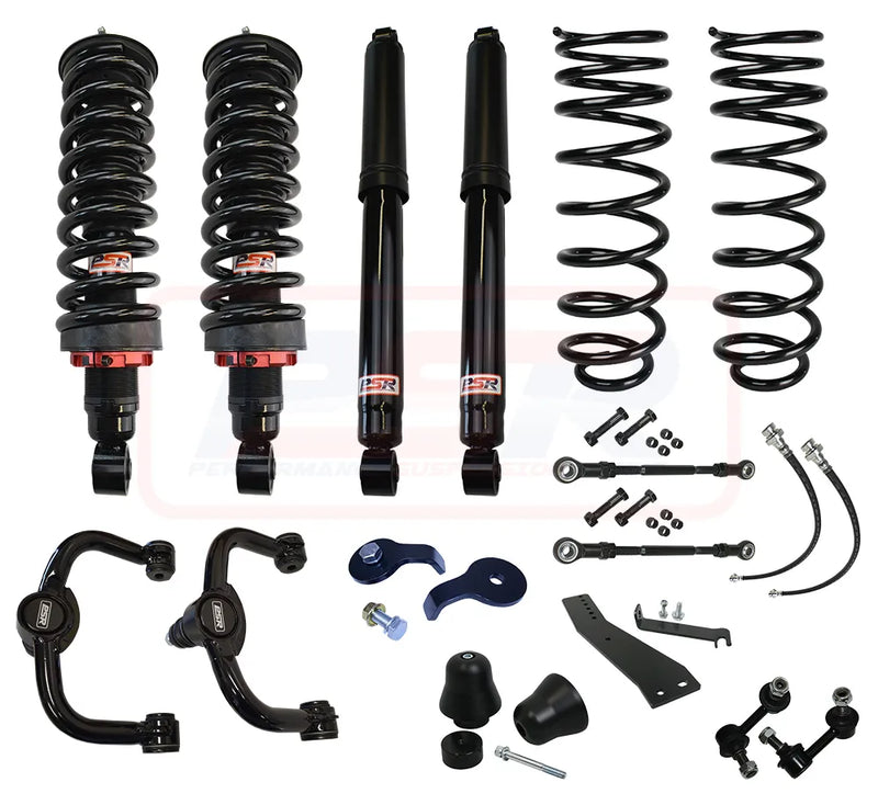 Performance Suspension Racing Coil Rear TTG 2" Lift Kit Long Travel Std Duty Front and Rear (Navara NP300) — fits N...