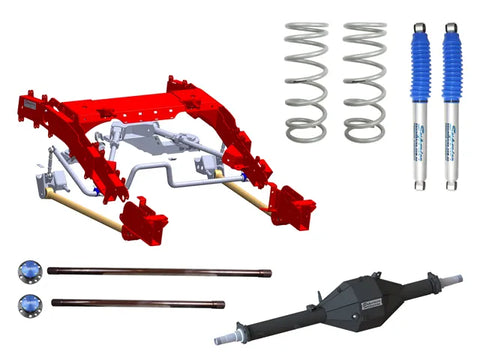 Superior Engineering Superior Bolt in Coil Conversion VSB14 Approved 2 Inch (50mm) Lift Kit with Track Corrected Ch...