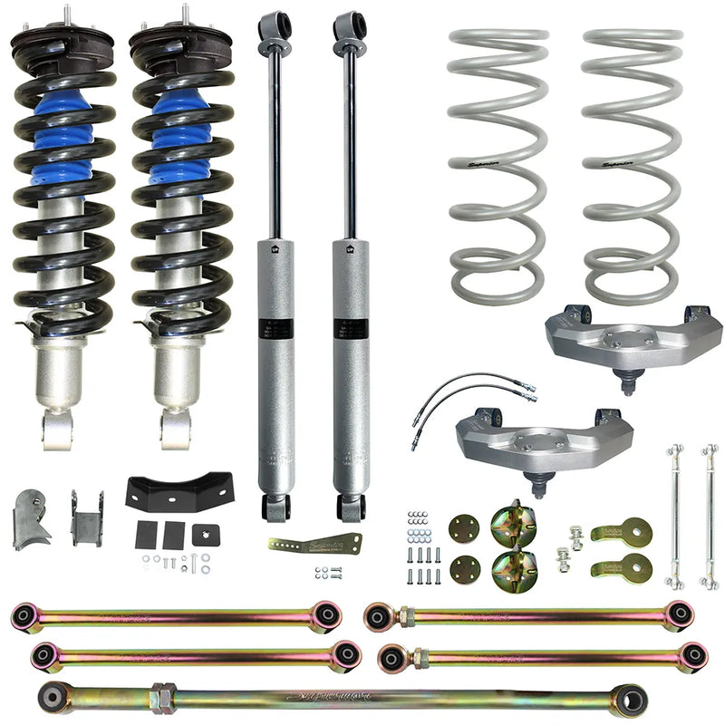 Superior Engineering Superior Nitro Gas Twin Tube 3 Inch (75mm) Lift Kit — Nissan Navara NP300 2021 on (Kit) - Incl...