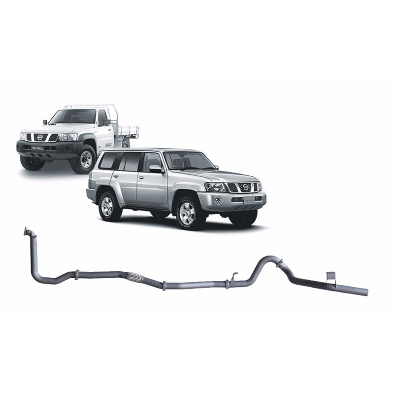 Redback Extreme Duty Exhaust 3in Turbo Back (No Cat & No