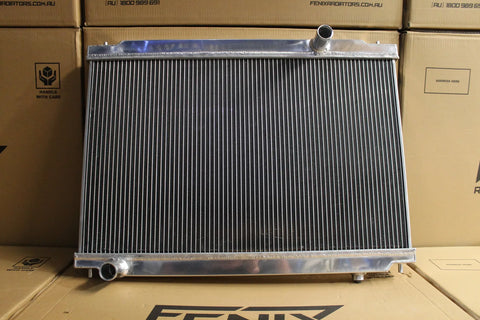 Fenix Radiators Full Alloy Performance Radiator GEN II (GT-R R35) - Satin Black — fits Nissan Skyline R35