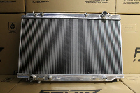 Fenix Radiators Full Alloy Performance Radiator (350Z 04/07-04/09) - Satin Black — fits Nissan 350z