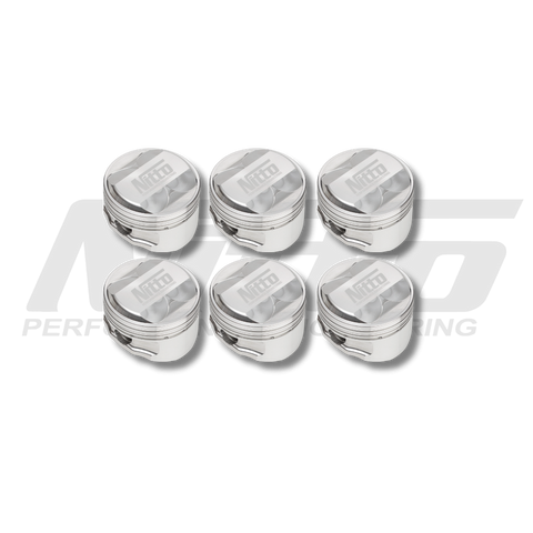 Nitto Stroker Pistons (RB26) - 87mm/+0.040" 77.7mm Stroke — fits Nissan Skyline R32