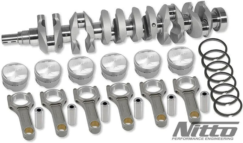 Nitto Wide Rod Journal Stroker Kit - Bore 87mm/+0.040"" (RB26 2.8L) — fits Nissan Skyline R32