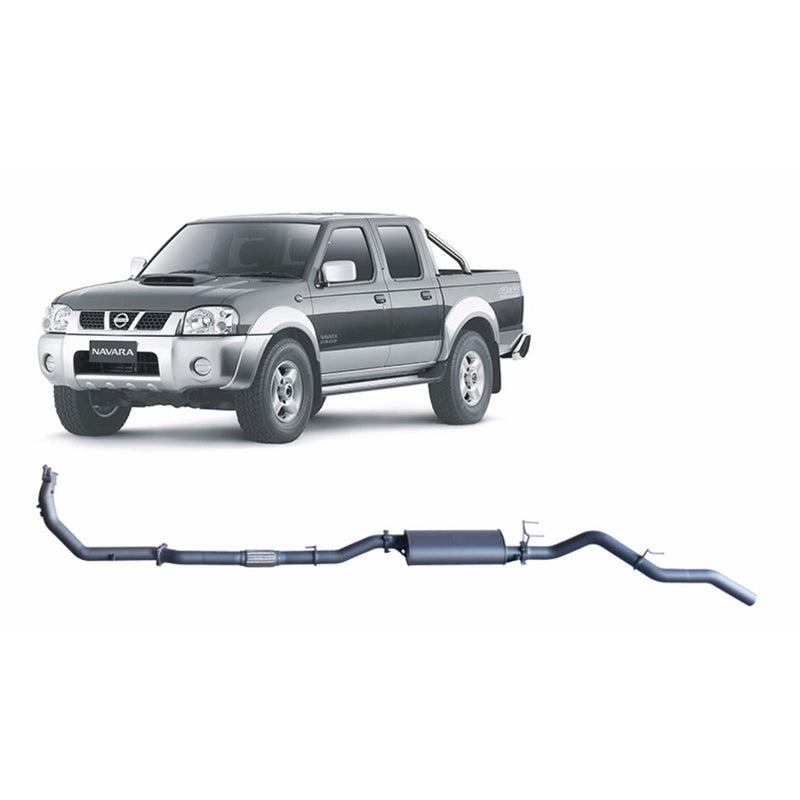 Redback Extreme Duty Exhaust 3in Turbo Back (No Cat With