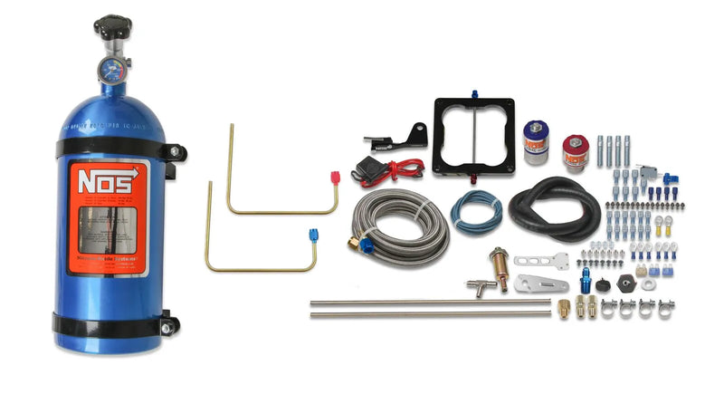 NOS "CHEATER" Dominator Cheater Nitrous System V8 Holley Dominator 150-250 HP with 10 lb Bottle