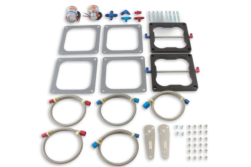 NOS Pro-Shot Fogger "Upgrade Kit"-Cheater Nitrous System,Dual 4500 Holley Flange