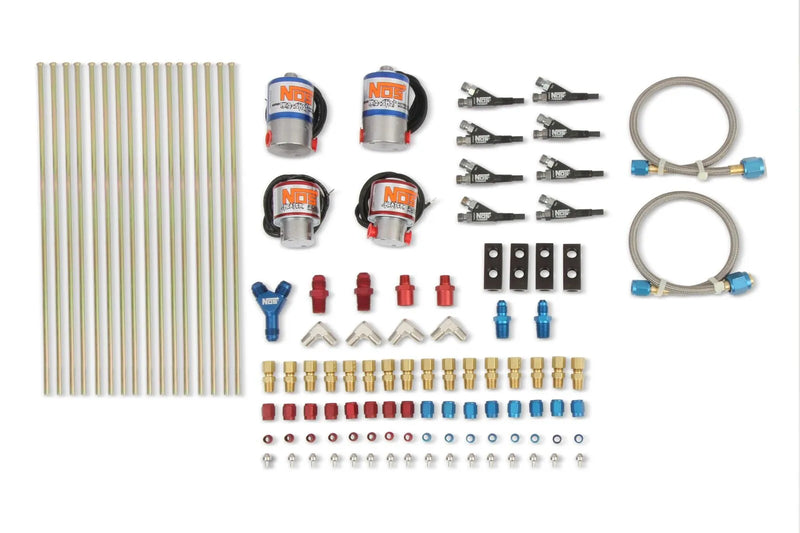 NOS Custom Nitrous Plumbing Kit Pro-Shot Fogger Pro-Shot Fogger, Custom Nitrous Plumbing Kit, 8 Cylinder, w/ Solenoids