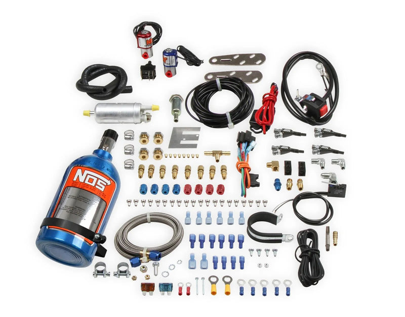 NOS Motorcycle/ATV 4-Stroke Fogger Wet Nitrous System Four-cylinder, Four stroke engines over 700cc, includes 2 lb...