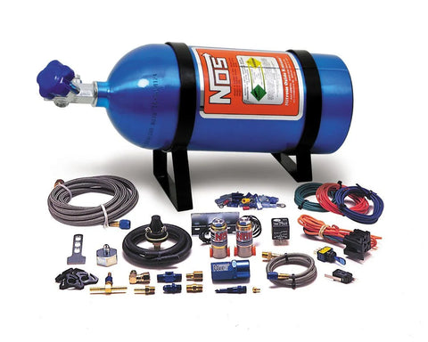 NOS Ford EFI Nitrous System 1986-95 Mustang 5.0 Dry System Stage I 75 HP with 10 lb. Blue Bottle
