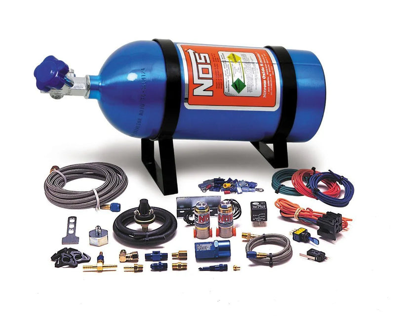 NOS Ford EFI Nitrous System 1986-95 Mustang 5.0 Dry System Stage I 75 HP with 10 lb. Blue Bottle
