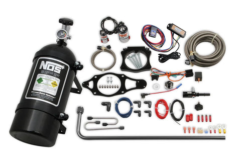 NOS Plate Wet Nitrous System - GM 2016-2021 Chevrolet Camaro SS Nitrous System - Black Components w/ 10 lb Black Bottle