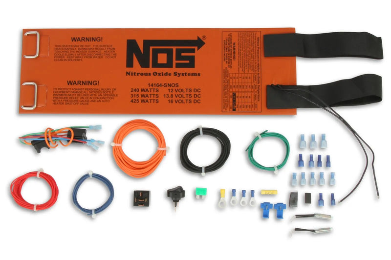 NOS Nitrous Bottle Heater Nitrous Bottle Heater for 10 & 15 lb Bottles 12 Volt DC w/ Thermostat