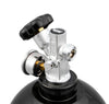 NOS Nitrous Bottle 20 lb Nitrous Bottle w/ Black Finish & Super Hi Flo Valve & Gauge (image 5)