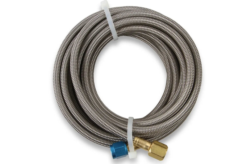 NOS Stainless Steel Braided Hose -4AN 14-foot Blue Stainless Steel Braided Hoses