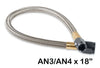 NOS 15345BNOS Stainless Steel Braided Hose w/Black