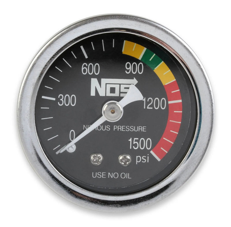NOS 15925NOS Nitrous Gauge w/ Adapter Nitrous Gauge,