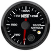 NOS 15939NOS Analog Style 2-1/16" Nitrous Pressure Gauge