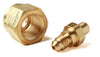 NOS Nitrous Bottle Nut & Nipple Nitrous Bottle Nut & Nipple for Standard Medical Bottle Type Nut & -4AN Nipple 326... (image 