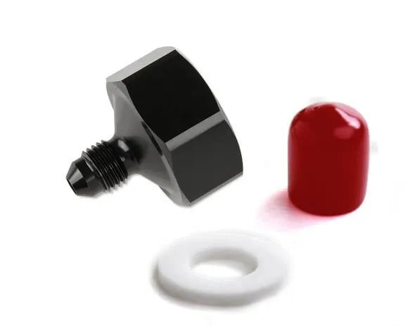 NOS 16221NOS Black T7075 aluminum 4AN-660 Bottle Nut