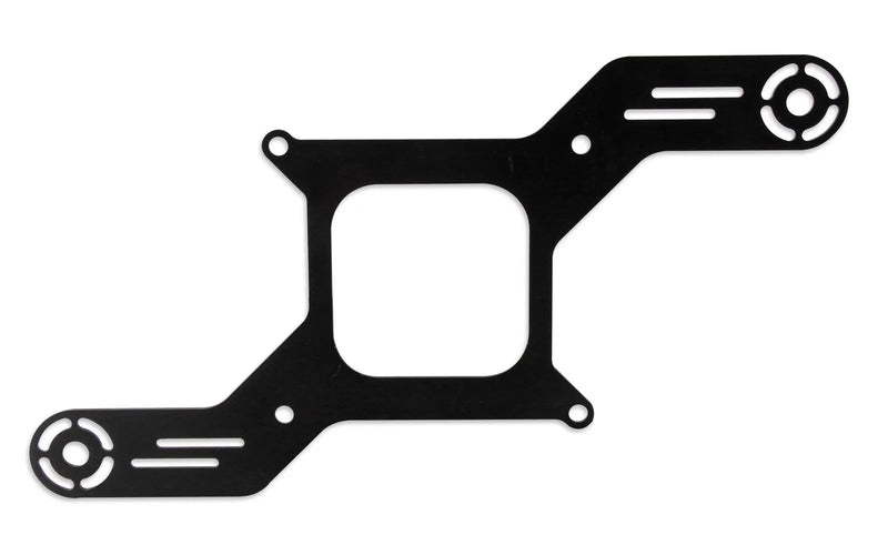 NOS 4150 Flange Dual Solenoid Bracket, Diagonal Fits Fuel and Nitrous Solenoids with 1" & 1-5/8" diameter base