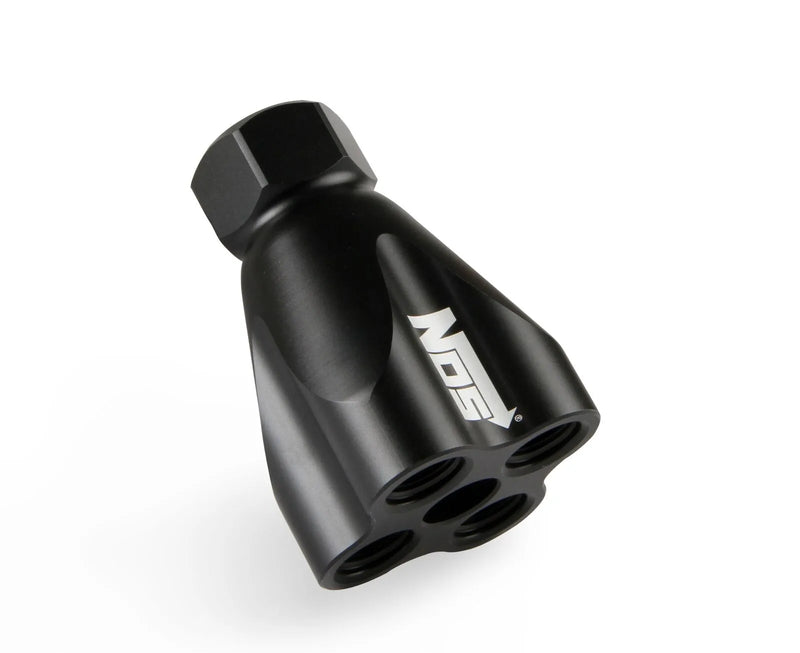 NOS Showerhead Distribution Block Inlet: -8 AN O-Ring Female Port, Outlet: 4 x -6 AN O-Ring Female Port, No Fitting...