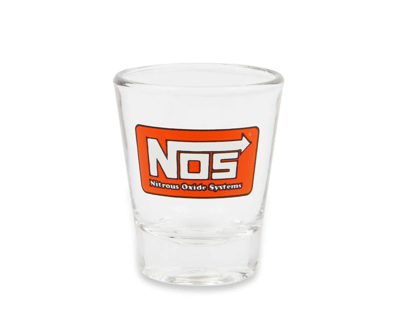 NOS Shot Glass Nitrous Oxide Systems Logo 2oz. shot glass Sold Individually