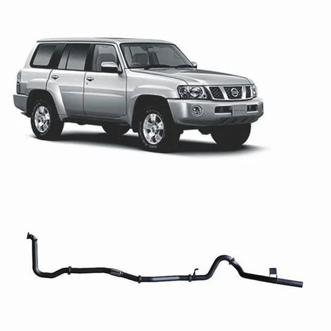 RedBack Exhausts RXD DPF Back Exhaust System (Patrol GU Y61 98-16) — fits Nissan Patrol GU