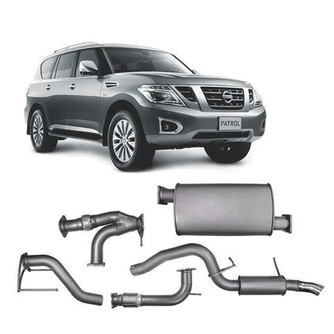 RedBack Exhausts RXD DPF Back Exhaust System (Patrol Y62 13-19) — fits Nissan Patrol