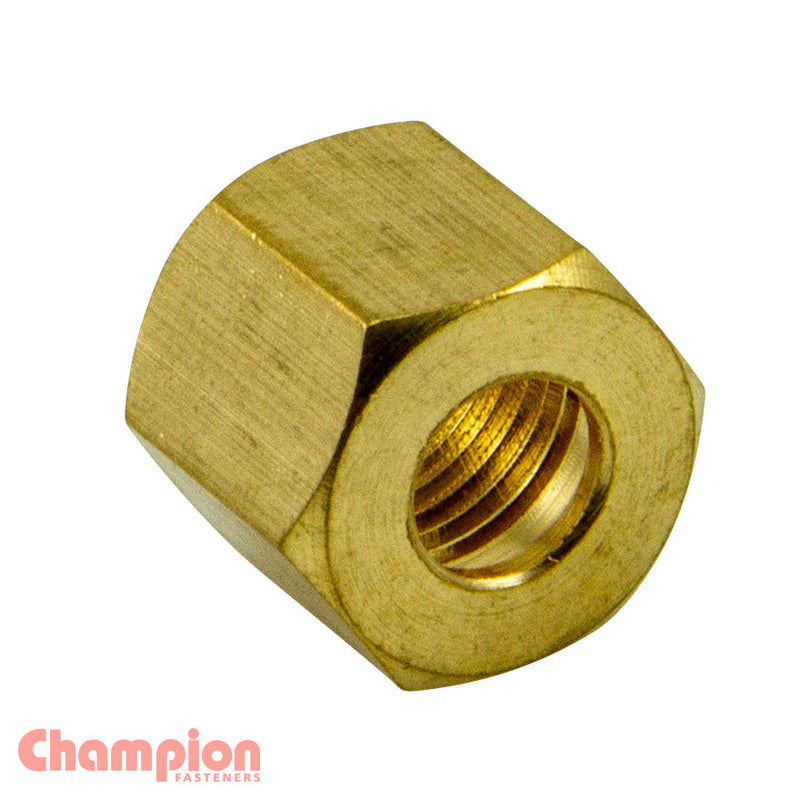 Champion Fasteners Manifold Nut Brass M10 X 1.5mm CMNS2
