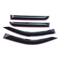 Black Weather Shields Window Visor For Toyota hilux Dual Cab 2015-2020