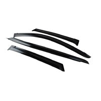 Black Weather Shields Window Visor For Toyota Corolla Hatchback 2012-2018
