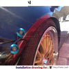 Bumper Trun Neo Chrome JDM Aluminum Quick Release Fasteners Kit Fit
