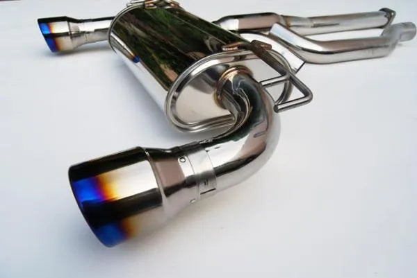 Invidia Q300 O2 Back Exhaust with Ti Rolled Tips (Evo X 08-16)