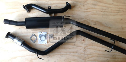 Outback Exhausts 2.5" 409 Stainless Steel Exhaust System (Rodeo 98-03) — fits Holden Rodeo TFS