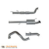 Outback Exhausts 3" 409 Stainless Steel Exhaust System (Prado 120 03-09) - With Cat With Large Muffler