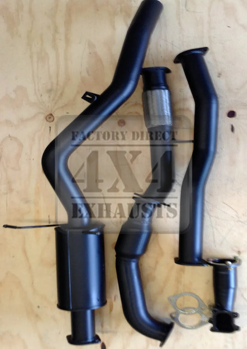 Outback Exhausts 3" 409 Stainless Steel Exhaust System (Navara D22 10-15) — fits Nissan Navara