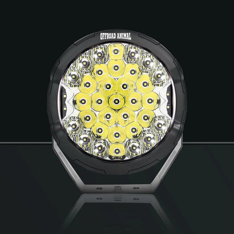 Offroad Animal Offroad Animal Ass Kicker 9" Round LED light with Side shooter - Pair