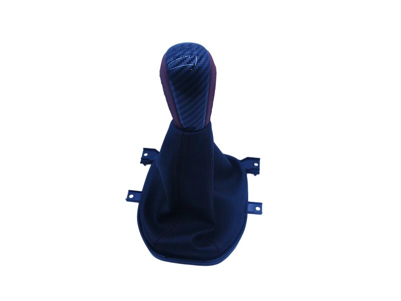 Carbon And Red Manual Gear Shift Knob to suit Holden Commodore VE V8 All Models — image 1