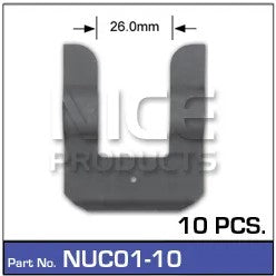 Nice Products Retainer U Clip Lock 26Mm NUC01-10