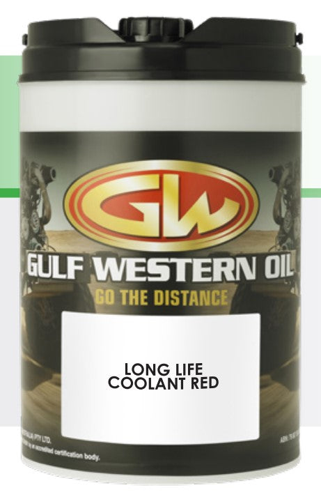 Gulf Western Organic Long Life Premixed Coolant Red 20L