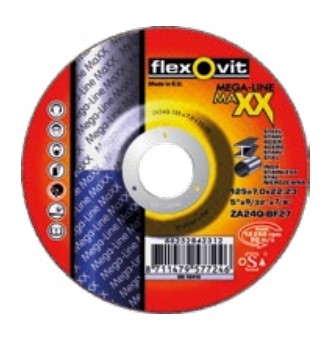Flexovit Grinding Disc S/S 125X7X22.2mm 66252842312