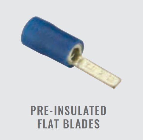 Carrol Terminal Crimp 2.3mm Pin Blue Cov QKC71