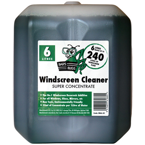 Bars Bugs Super Concentrate Windscreen Cleaner 6L BB6LSC
