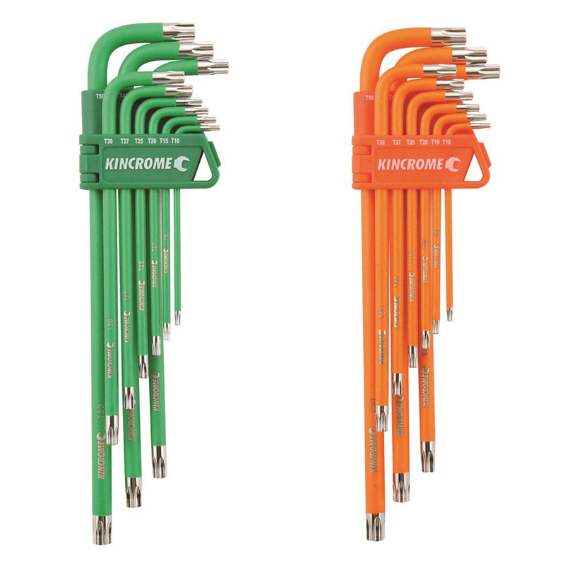 Kincrome Torx Tproof Hex Key Set Lng 18Pc P5009